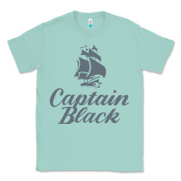 Seafoam Captain Black Cigar Classic Tee - linhVisuals