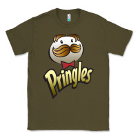 Army Green pringles classic Classic Tee - linhVisuals