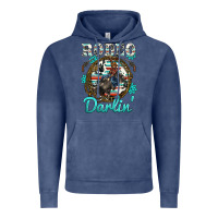 Vintage Denim western rodeo darlin' bullfighter serape cowhide turquoise gemstones Vintage Hoodie - BarkalooDesign