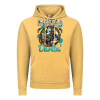 Vintage Mustard western rodeo darlin' bullfighter serape cowhide turquoise gemstones Vintage Hoodie - BarkalooDesign
