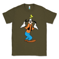 Army Green goofy Classic Tee - linhVisuals