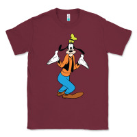 Burgundy goofy Classic Tee - linhVisuals