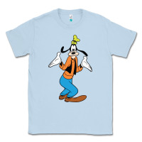 Dusty Blue goofy Classic Tee - linhVisuals