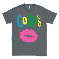 Charcoal Heather the go go's müsïc Classic Tee - linhVisuals