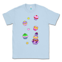 Dusty Blue cupcakes! Classic Tee - linhVisuals