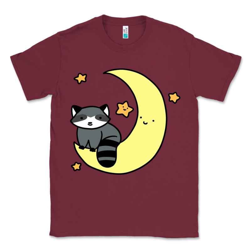 Crescent Moon Raccoon Classic Tee by linhVisuals | Teevron