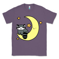 Lavender crescent moon raccoon Classic Tee - linhVisuals