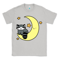 Moon Dust crescent moon raccoon Classic Tee - linhVisuals
