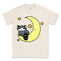 Natural crescent moon raccoon Classic Tee - linhVisuals