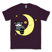 Plum crescent moon raccoon Classic Tee - linhVisuals