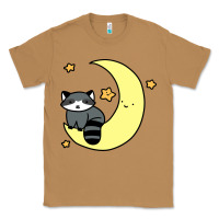 Toasted Coconut crescent moon raccoon Classic Tee - linhVisuals