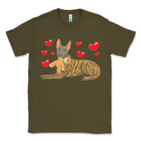 Army Green dutch shepherd dog t  shirt dutch shepherd dog with stuffed animal and Classic Tee - linhVisuals