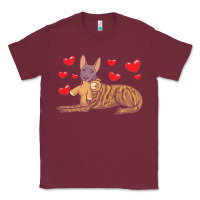 Burgundy dutch shepherd dog t  shirt dutch shepherd dog with stuffed animal and Classic Tee - linhVisuals
