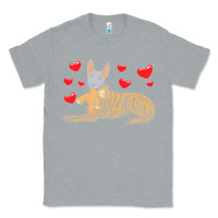 Heather Grey dutch shepherd dog t  shirt dutch shepherd dog with stuffed animal and Classic Tee - linhVisuals