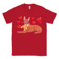 Red dutch shepherd dog t  shirt dutch shepherd dog with stuffed animal and Classic Tee - linhVisuals