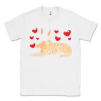 White dutch shepherd dog t  shirt dutch shepherd dog with stuffed animal and Classic Tee - linhVisuals