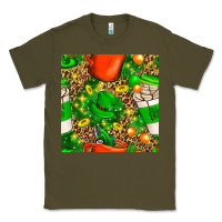Army Green coffee cups st. patrick's day with leopard seamless pattern bbs Classic Tee - BundleAndBundleShop