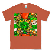 Copper coffee cups st. patrick's day with leopard seamless pattern bbs Classic Tee - BundleAndBundleShop