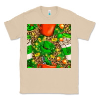 Mushroom coffee cups st. patrick's day with leopard seamless pattern bbs Classic Tee - BundleAndBundleShop