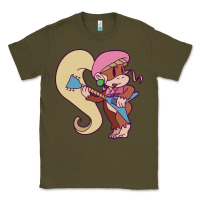 Cute Guitarist Dixie Kong Classic Tee | Teevron