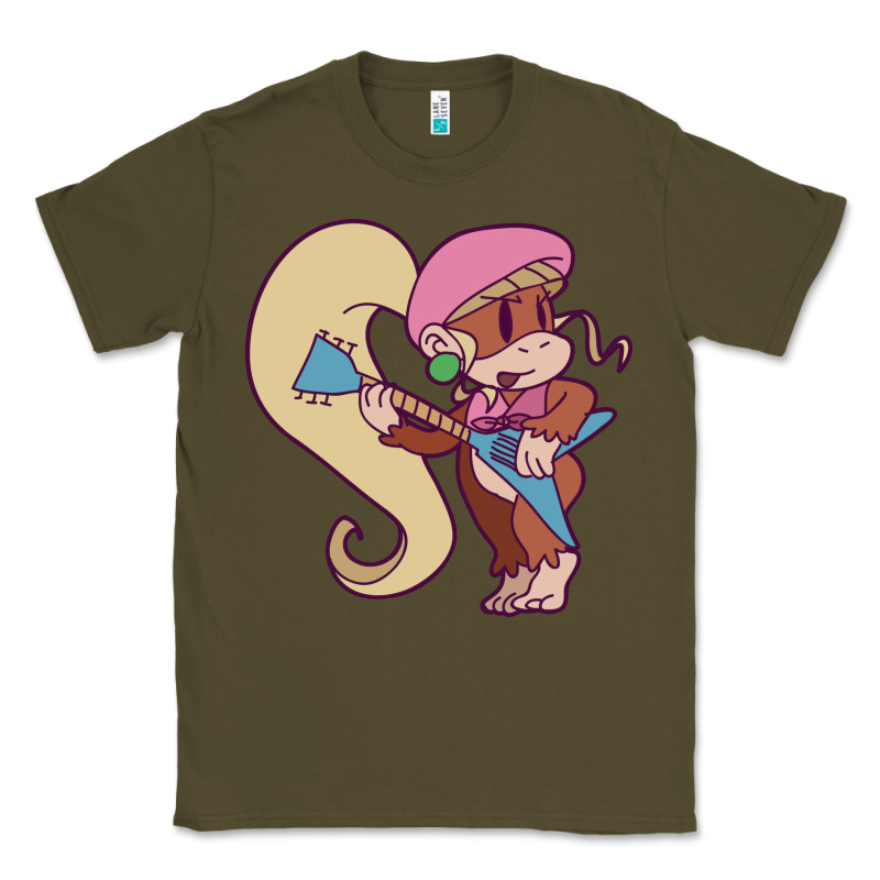 Cute Guitarist Dixie Kong Classic Tee by linhVisuals | Teevron