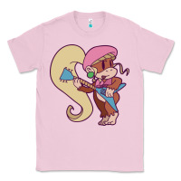 Bubblegum Pink cute guitarist dixie kong Classic Tee - linhVisuals