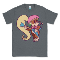 Charcoal Heather cute guitarist dixie kong Classic Tee - linhVisuals