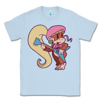 Dusty Blue cute guitarist dixie kong Classic Tee - linhVisuals
