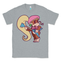 Heather Grey cute guitarist dixie kong Classic Tee - linhVisuals
