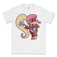 White cute guitarist dixie kong Classic Tee - linhVisuals