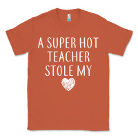 Copper funny a super hot teacher stole my heart unisex t shirt Classic Tee - linhVisuals