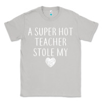 Moon Dust funny a super hot teacher stole my heart unisex t shirt Classic Tee - linhVisuals