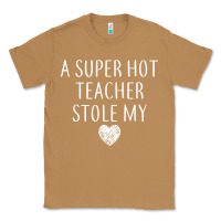 Toasted Coconut funny a super hot teacher stole my heart unisex t shirt Classic Tee - linhVisuals