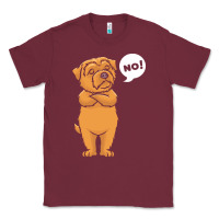 Burgundy norfolk terrier t  shirt stubborn norfolk terrier t  shirt Classic Tee - linhVisuals
