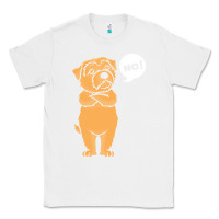 White norfolk terrier t  shirt stubborn norfolk terrier t  shirt Classic Tee - linhVisuals
