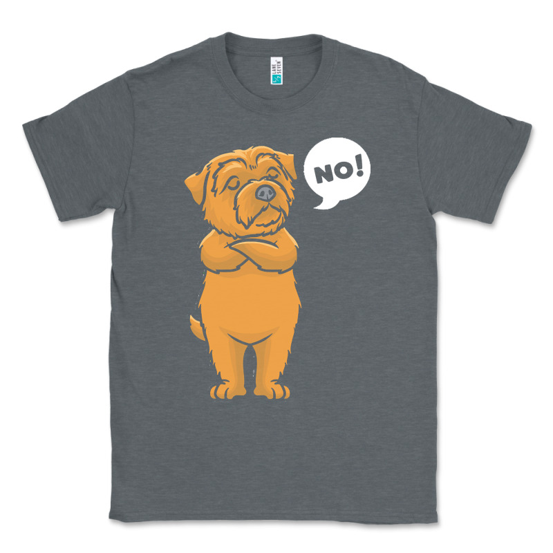 Norfolk Terrier T  Shirt Stubborn Norfolk Terrier T  Shirt Classic Tee by linhVisuals | Teevron