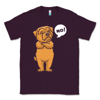 Plum norfolk terrier t  shirt stubborn norfolk terrier t  shirt Classic Tee - linhVisuals