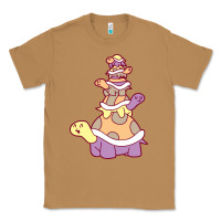 Toasted Coconut cute turtle stack Classic Tee - linhVisuals
