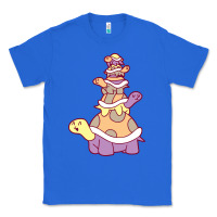 True Royal cute turtle stack Classic Tee - linhVisuals