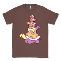 Chestnut cute turtle stack Classic Tee - linhVisuals