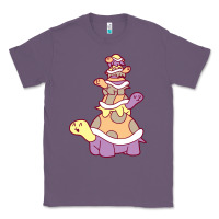 Lavender cute turtle stack Classic Tee - linhVisuals