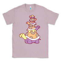 Lilac cute turtle stack Classic Tee - linhVisuals