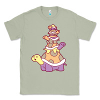Matcha cute turtle stack Classic Tee - linhVisuals