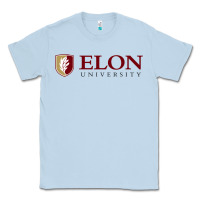 Dusty Blue ELON UNIVERSITY Classic Tee - linhVisuals