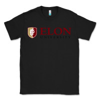 Black ELON UNIVERSITY Classic Tee - linhVisuals