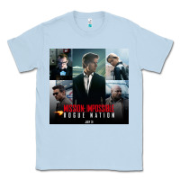 Dusty Blue Mission Impossible Classic Tee - linhVisuals