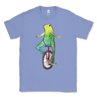 Colony Blue dat boi watercolor unicycle frog Classic Tee - linhVisuals