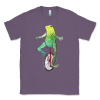 Lavender dat boi watercolor unicycle frog Classic Tee - linhVisuals