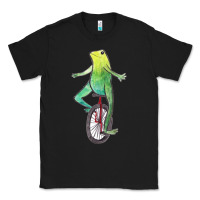Black dat boi watercolor unicycle frog Classic Tee - linhVisuals