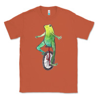 Copper dat boi watercolor unicycle frog Classic Tee - linhVisuals